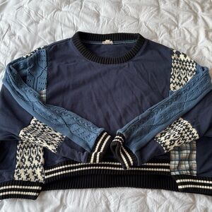 Anthropologie Pilcro Split Hem Sweater